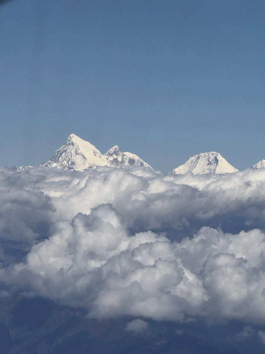 Altai summits above a sea of clouds
